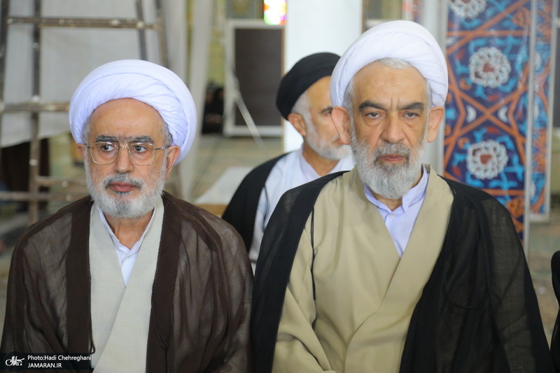 تشییع مرحوم آیت الله عباسعلی سلیمانی (ره) در حرم مظهر حضرت معصومه (س)