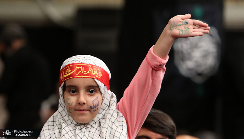 مراسم عزاداری شب شهادت حضرت فاطمه‌زهرا (س) در حسینیه امام خمینی