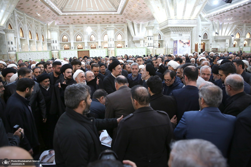 مراسم تشییع و خاکسپاری آیت الله موسوی بجنوردی (ره) -3