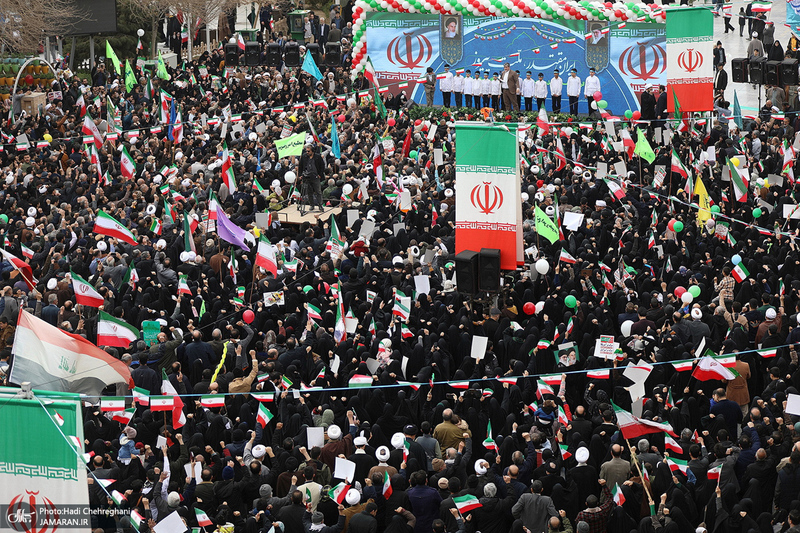 راهپیمایی 22 بهمن در قم