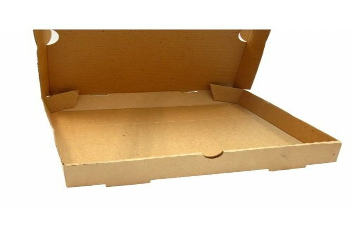 تحویل پیتزا در جعبه های 3 بار بازیافت شده!