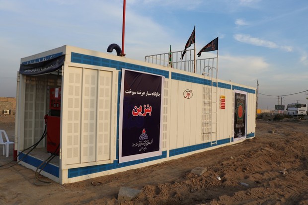 سوخت رسانی تمام وقت در مسیرهای تردد زائران در چذابه