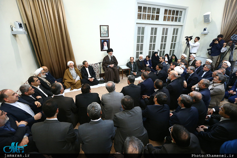 دیدار نوروزی جمعی از مسئولان کشور با رهبر معظم انقلاب 
