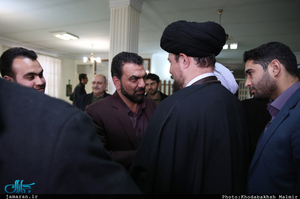 دیدار اعضای بانک قرض الحسنه رسالت با سید حسن خمینی 