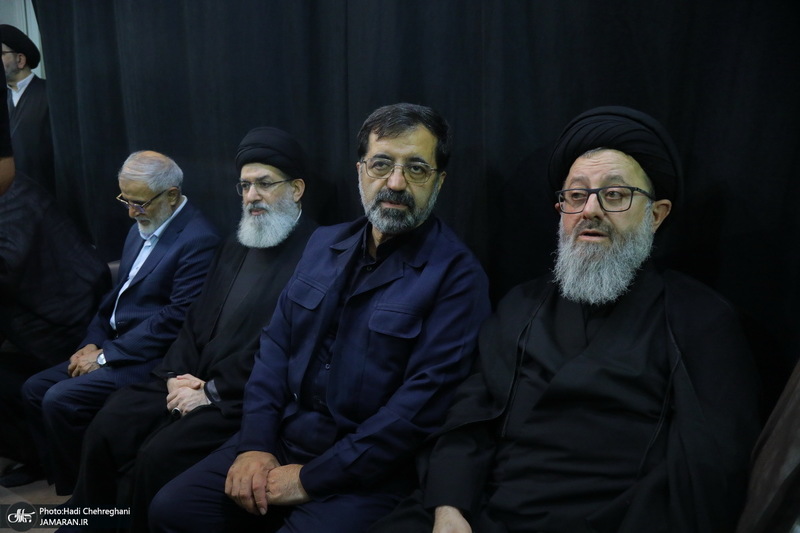مراسم چهلمین روز تدفین رهبر شهید در دفتر آیت الله العظمی سیستانی در قم