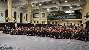 آخرین شب مراسم عزاداری شهادت حضرت فاطمه‌زهرا (س) در حسینیه امام خمینی