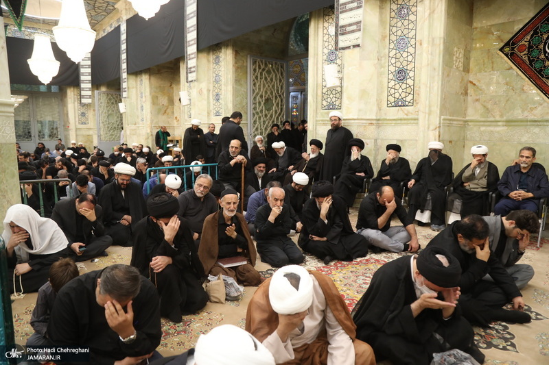 مراسم بزرگداشت مرحوم حاج محمد تقی انصاریان‎ در مسجد اعظم قم