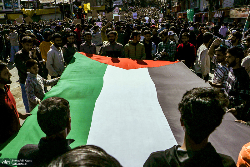 تصاویر اختصاصی جماران از راهپیمایی روز جهانی قدس در کشمیر