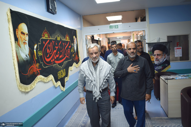 بازدید از اتاق بستری شدن امام خمینی (ره) در بیمارستان قلب جماران