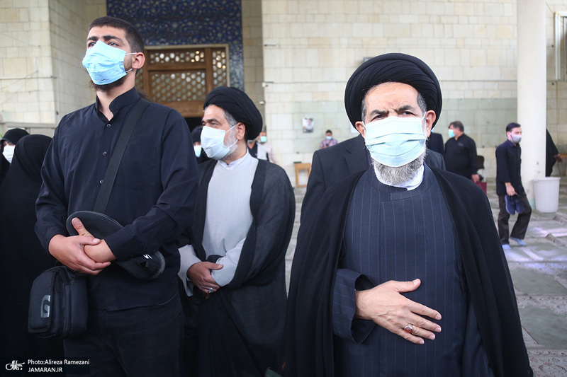 مراسم تشییع استاد فاطمی نیا (ره) در دانشگاه تهران