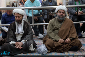 مراسم چهلم آیت الله حاج نصرالله شاه آبادی(ره) در مسجد اعظم قم