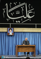 مراسم سوگواری مولای متقیان امام علی(ع)  با حضور رهبر معظم انقلاب 