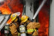 مهار آتش سوزی منزل مسکونی در بخش لوندویل آستارا