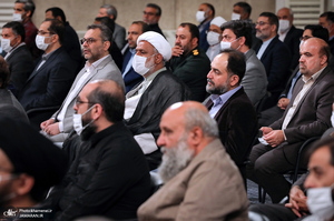 دیدار دست‌اندرکاران کنگره شهدای استان قم با رهبر معظم انقلاب