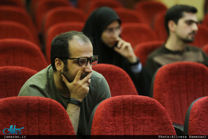 اکران دانشجویی فیلم ترور سرچشمه در دانشگاه علوم پزشکی تهران با حضور محمدرضا بهشتی و محمود صادقی 