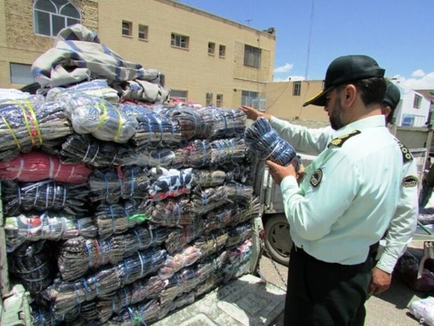 ۶ میلیارد ریال پوشاک قاچاق در کرمانشاه کشف شد