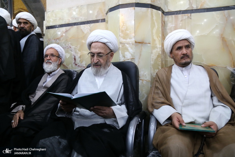 مراسم بزرگداشت آیت الله العظمی محقق کابلی در مسجد اعظم قم