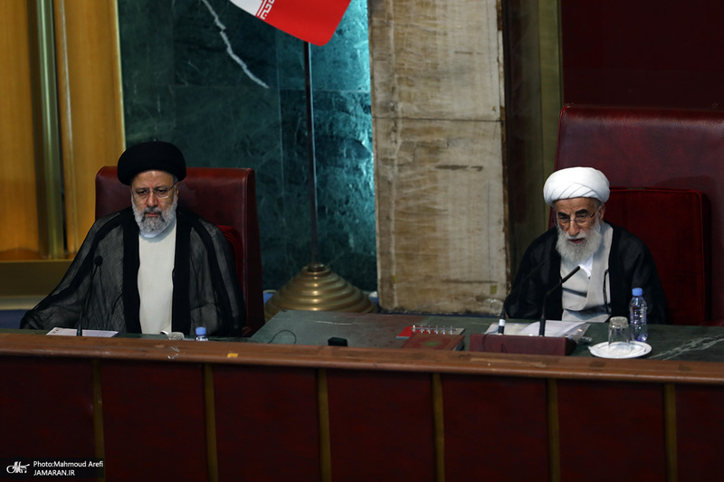 افتتاحیه دوازدهمین اجلاس رسمی دوره پنجم مجلس خبرگان رهبری/ احمد جنتی و رئیسی