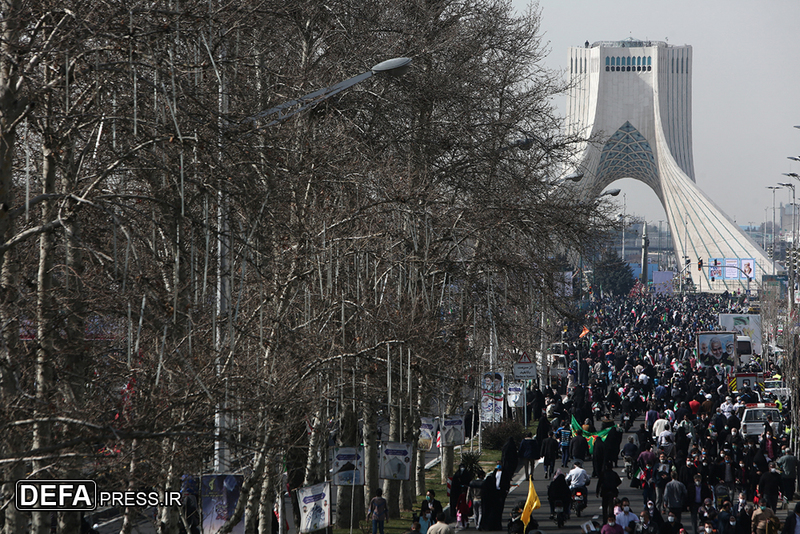 راهپیمایی 22 بهمن در تهران -2