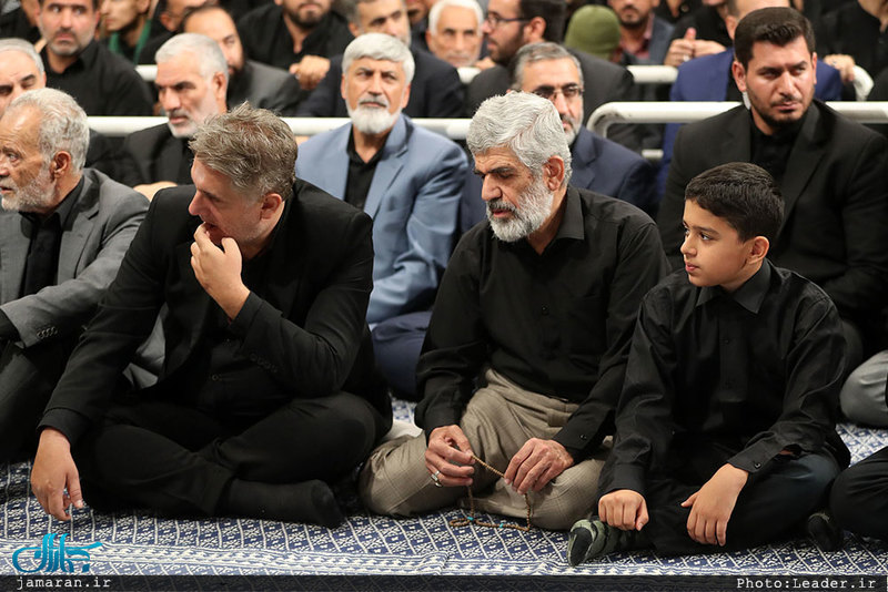 مراسم عزاداری شب تاسوعای حسینی با حضور رهبر معظم انقلاب اسلامی