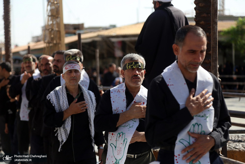 حال و هوای حرم کریمه اهل بیت در ظهر تاسوعای حسینی(ع)