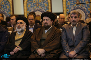 دیدار دبیر کل و اعضای حزب مردم سالاری با سید حسن خمینی