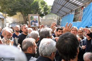 مراسم تشییع سیدعلی صنیع خانی از مسجد الرسول (ص) نازی آباد