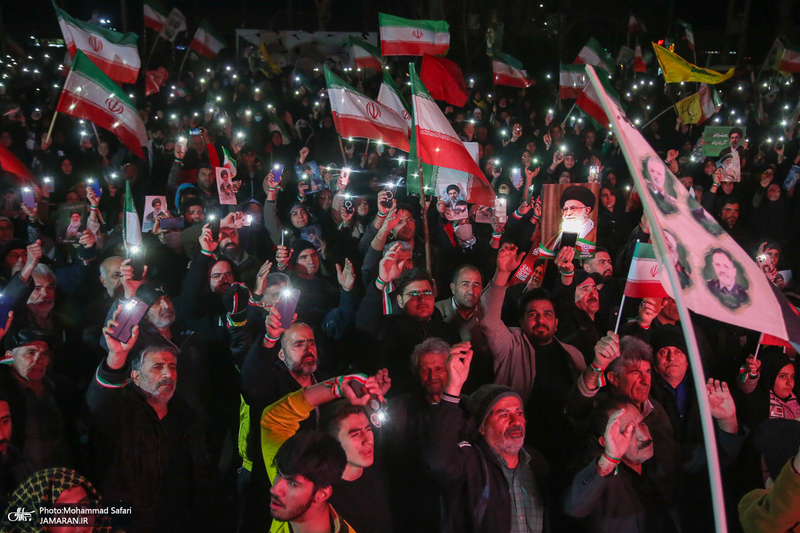 اجتماع حمایت از رزمندگان در مقابله با دشمن آمریکایی - صهیونی در پرند -2