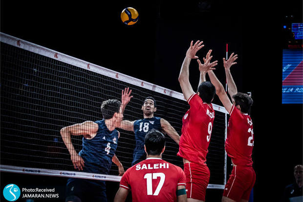 ویدیو/ رالی جذاب در بازی والیبال ایران و آمریکا