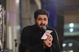 مراسم عزاداری شهادت امام جعفر صادق (ع) در مسجد اعظم قم