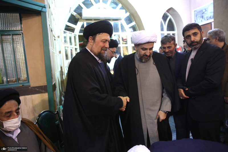 مراسم سالگرد رحلت آیت‌الله سید محمد موسوی بجنوردی در حسینیه جماران  -2