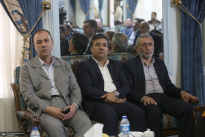 دیدار استاندار تهران و مدیران استان با سید حسن خمینی