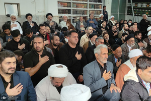 مراسم عزاداری شهادت حضرت زهرا (س) در دفتر آیت الله العظمی صانعی (ره)