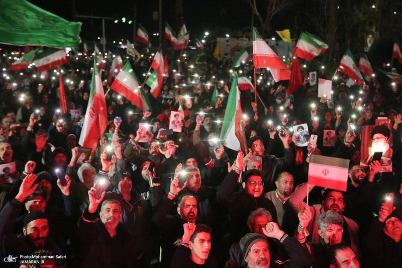 اجتماع حمایت از رزمندگان در مقابله با دشمن آمریکایی - صهیونی در پرند -2