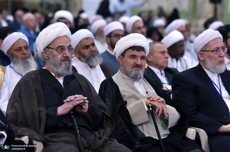 تجدید میثاق مهمانان سی و نهمین اجلاس وحدت اسلامی با آرمان‌های امام خمینی(س) -1