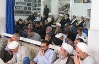 مراسم روز شهادت امام محمد باقر (ع) در دفتر آیت‌الله‌العظمی صانعی (9)