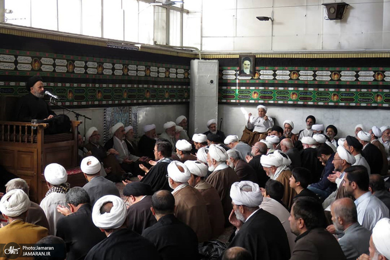 مراسم عزاداری شهادت حضرت امام حسن عسکری(ع) در دفتر آیت الله العظمی صانعی