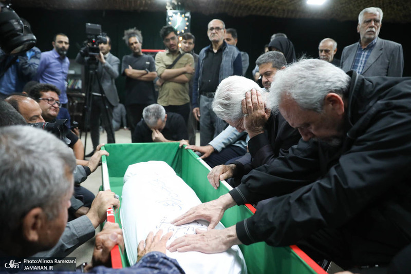 مراسم وداع با پیکر مطهر شهید محمد حسن زارعی