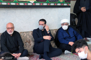 عزاداری تاسوعای حسینی (س) در دفتر آیت الله العظمی صانعی (ره)