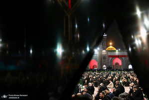 مراسم شب شهادت امام رضا (ع) در حرم مطهر رضوی