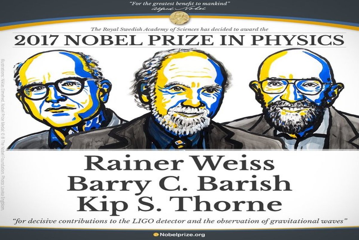 معرفی برندگان جایزه نوبل فیزیک 2017 
