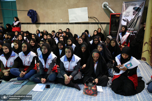 تجدیدمیثاق جوانان هلال احمر با آرمان های حضرت امام(س)