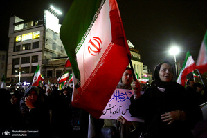 تجمع مردمی در میدان تجریش تهران