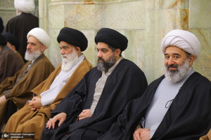 مراسم سومین سالگرد ارتحال آیت الله العظمی علوی گرگانی (ره) در مسجد اعظم قم‎