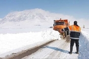 به علت بارش شدید برف 15 محور استانی مسدود شد 