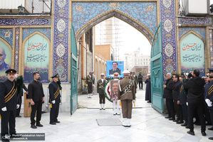 مراسم تشييع شهيد درياسالار علی شمخانی در امام زاده صالح (ع)
