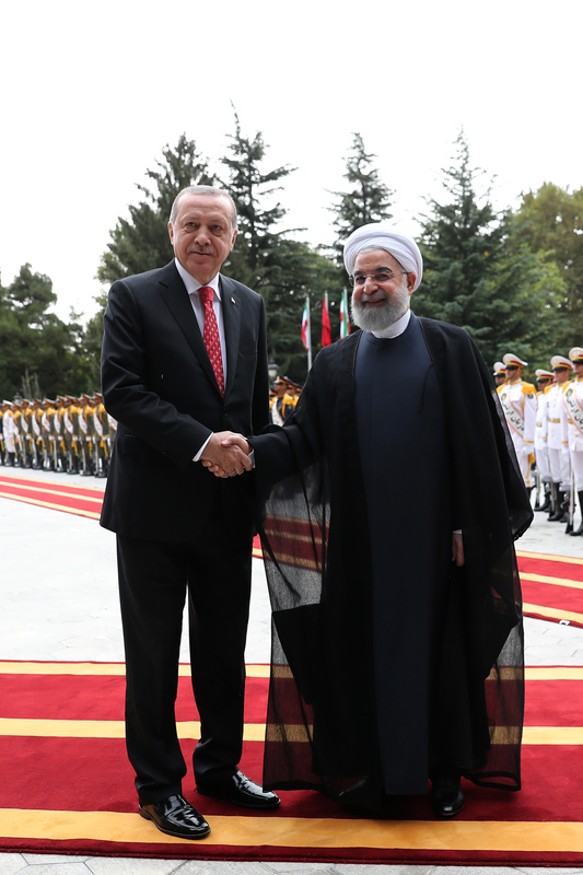 استقبال روحانی از اردوغان