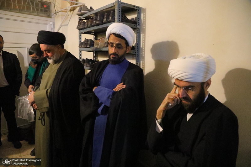 عزاداری شهادت حضرت فاطمه (س) در بیت آیت الله دوستی زنجانی‎