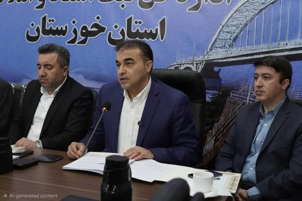 بابایی: خدمت‌رسانی جهادی و گره‌گشایی از مشکلات مردم اولویت سازمان ثبت است / خوزستان در عملکرد شش‌ماهه ثبت اسناد رتبه ۲۱ کشور را کسب کرد 