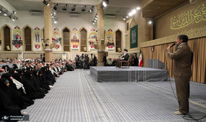 دیدار پیشکسوتان و فعالان دفاع مقدس و مقاومت با رهبر انقلاب